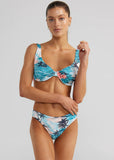 PP ALOHA PALMS PLUNGE UNDERWIRE TOP