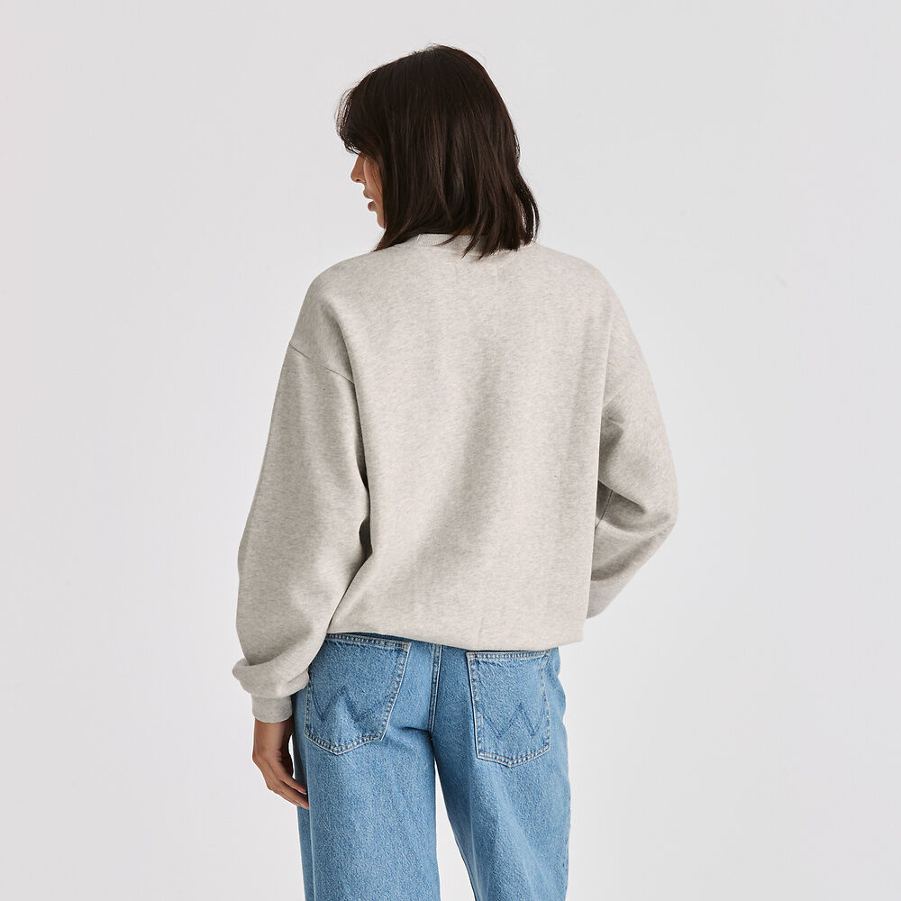 WR DISCOVER SLOUCH SWEAT GREY MARLE