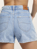 LD HIGH RELAXED SHORT PANELLED BLUE